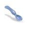 BABYONO Schüssel mit Saugnapf und Löffel blau 230 ml 6m+