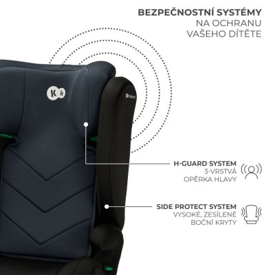 Seggiolino auto KINDERKRAFT i-Spark i-Size 100-150 cm Nero