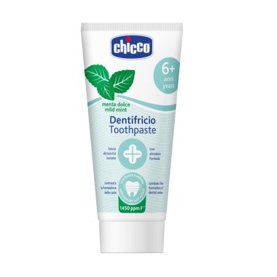 CHICCO pasta za zube Fine mint 6god+