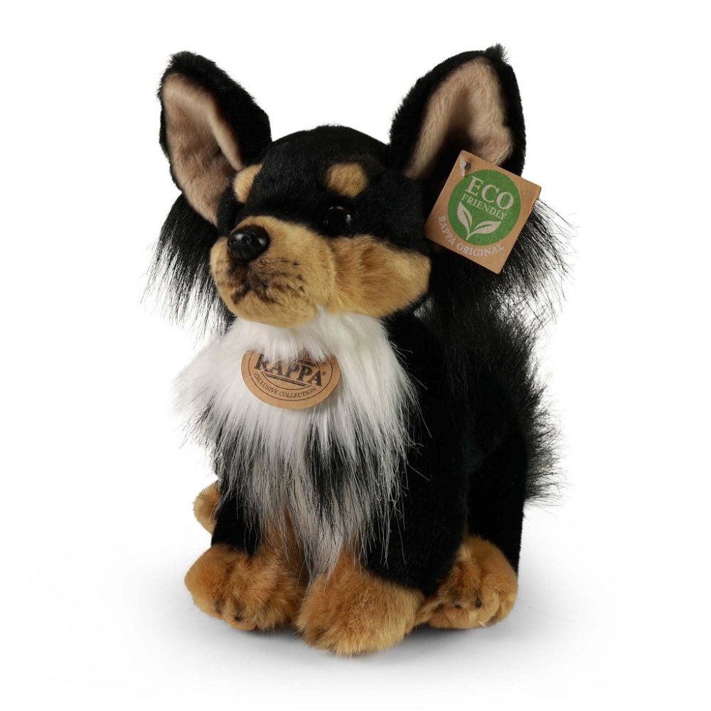 Rappa Plush Chihuahua Dog Sitting 24 cm ECO-FRIENDLY :: Monkey Mum