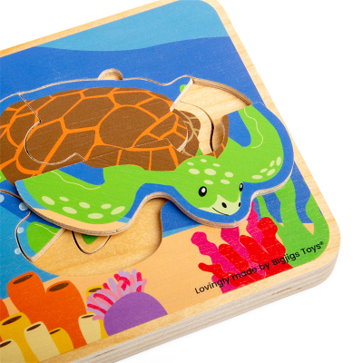 Bigjigs Toys Puzzle Cykl życia żółwia