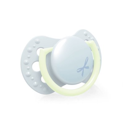 LOVI Smoczek mini Baby shower 0-2m 2szt chłopiec