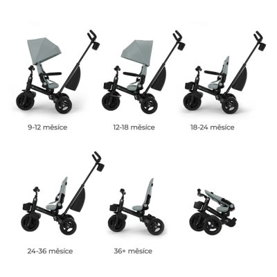 KINDERKRAFT Dreirad Aveo 2 Plus Green