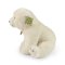 Rappa Plush polar bear 28 cm ECO-FRIENDLY