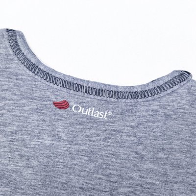 Maglietta DR smyk immagine Outlast® - mélange grigio