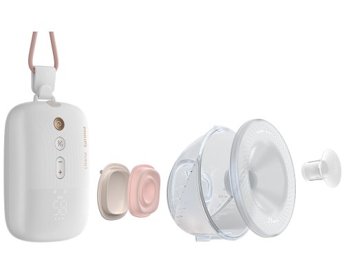 Philips AVENT Laktator elektryczny do mleka matki Hands-Free Premium Plus SCF531/11+Prezent