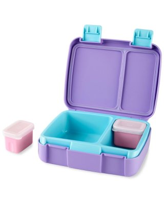 SKIP HOP Zoo Narwhal Bento Lunch Box 3 vuotta+