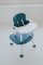 Sedia da pranzo per bambini 2 in 1 Grow - Blu