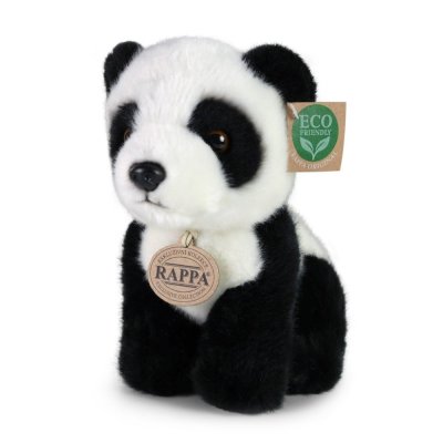 Rappa Panda di peluche seduta 18 cm ECO-FRIENDLY