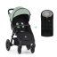 PETITE&MARS Sport babakocsi Street2 Air Black Iron Green + PETITE&MARS táska Jibot INGYENES