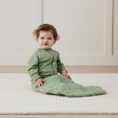 ERGOPOUCH Śpiworek do spania z rękawami bawełna organiczna Jersey Willow 3-12 m, 6-10 kg, 2,5 tog