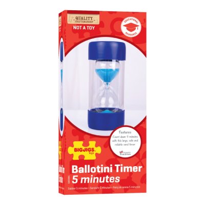 Bigjigs Toys Stort timglas 5 minuter
