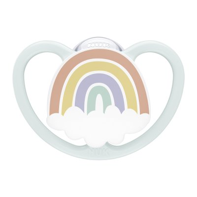 NUK Dudlík Space Duha im Kasten 0-6m