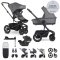 EASYWALKER SET Kinderwagen 4-in-1 Harvey⁵ Pebble Grey XXL AIR + CYBEX Aton B2 i-Size