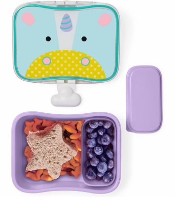 SKIP HOP Zoo Snack box 700 ml Unicorno 3 anni+