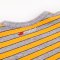 Pijama DR slip Outlast® - faixa cinza-laranja/mescla cinza
