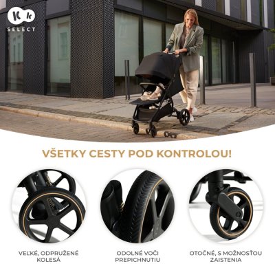 KINDERKRAFT SELECT Sportkinderwagen Mitzy Ink Black
