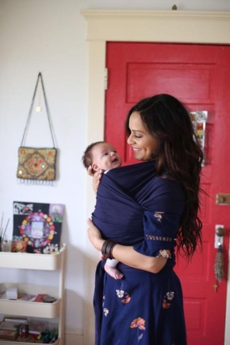 BOBA Baby carrier / scarf Classic Wrap - Navy Blue