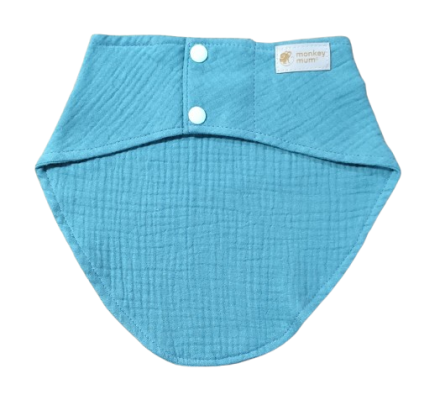 Oprsnik iz muslina Monkey Mum® - Mint