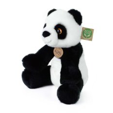 Rappa Plyschpanda sittande 27 cm ECO-FRIENDLY