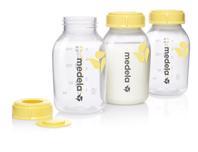 MEDELA Set di 3 bottiglie per la conservazione del latte, 150 ml