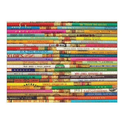 Galison Puzzle Stifte Phat Dog Vintage 1000 Teile