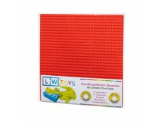 L-W Toys Plaque de base 32x32 rouge