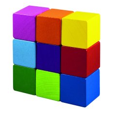Detoa Cubes colorés 9 pcs