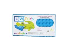 L-W Toys Podkładka do budowania - JUNIOR 16x32 punkty niebieska