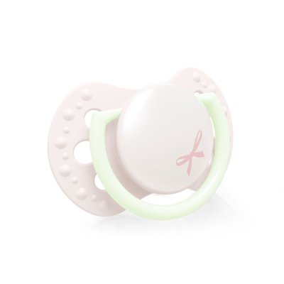 LOVI Smoczek mini Baby shower 0-2m 2szt dziewczynka
