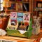 Puzzle 3D en bois RoboTime Miniature de maison Librairie