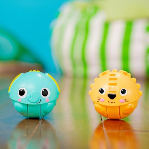BRIGHT STARTS Toy ball tiger and elephant 6m+