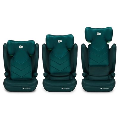 KINDERKRAFT Bilbarnstol i-Spark i-Size 100-150 cm Grön