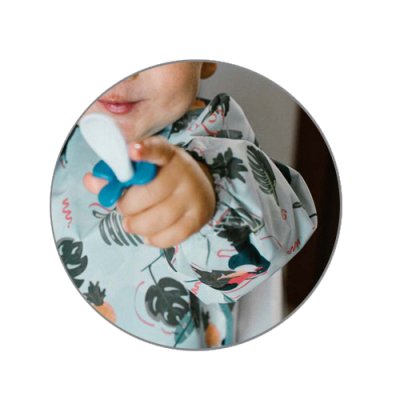 BABYONO Biber s dugim rukavima Toukans, 74 x 36 cm, 6m+