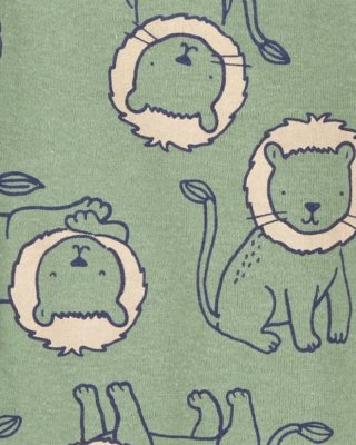 Body z długim rękawem CARTER'S w kolorze niebieskim/szarym, Animal Boy, 4 sztuki, 9 m/rozmiar. 74