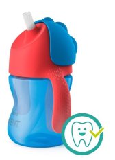 Philips AVENT Cana cu pai flexibil 200 ml baiat