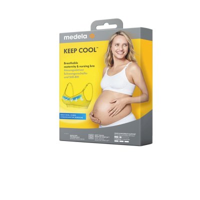 MEDELA Keep Cool™ Schwangerschafts- und Still-BH, Weiß S