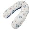 Cuscino da allattamento EKO Velvet Giraffe blu 180 cm