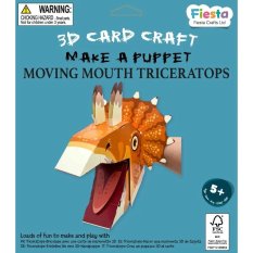 Fiesta Crafts Kreatives 3D Puppen-Set Triceratops