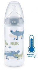 NUK FC+ steklenička z regulatorjem temperature 300 ml - modra