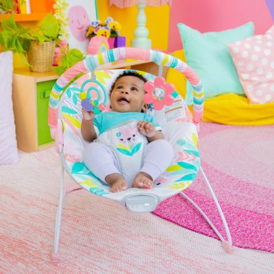 BRIGHT STARTS Babyliege mit Vibration Rainforest Vibes™ 0m+ bis 9kg ::  Monkey Mum
