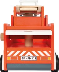 small foot Camion de pompiers en bois