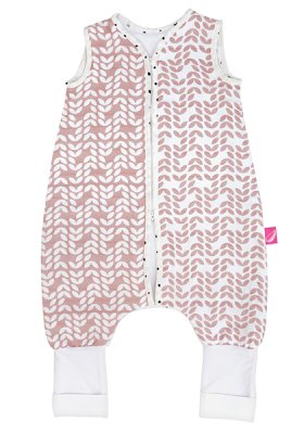 MOTHERHOOD Schlafsack Musselin mit Hose Pink Classics 12-18m 0,5 Tog