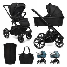 MUUVO Kombikinderwagen Slick 2.0 Set 2in1 Classic black