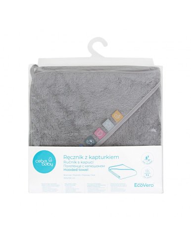 CEBA Hooded towel EcoVero Line 100x100 Drizzle Ceba