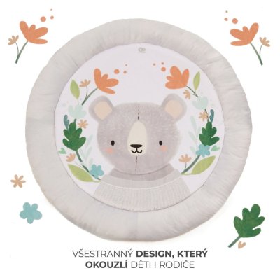 KINDERKRAFT Speelkleed met speelboog Cozyplay Lichtgrijs