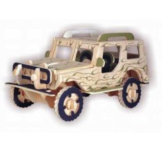Woodcraft Drewniane 3D puzzle jeep