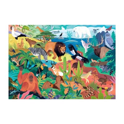 Mudpuppy Zvířata světa Puzzle100 dílků