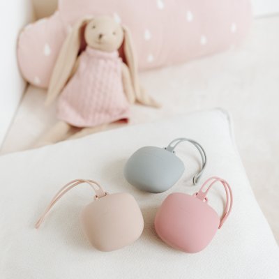 CANPOL BABIES Silikon-Schnulleretui rosa