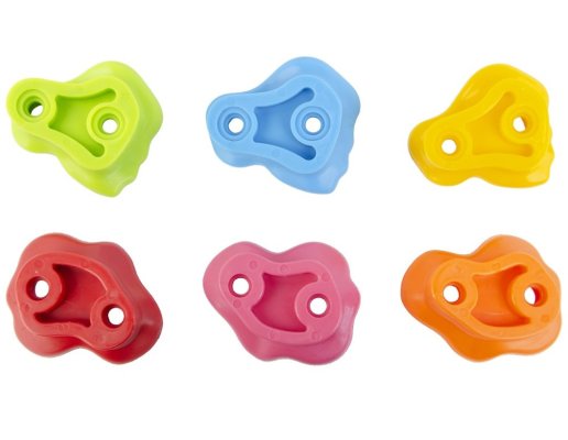 2Kids Toys Uchwyty wspinaczkowe z paskami do drzewa 12 szt.